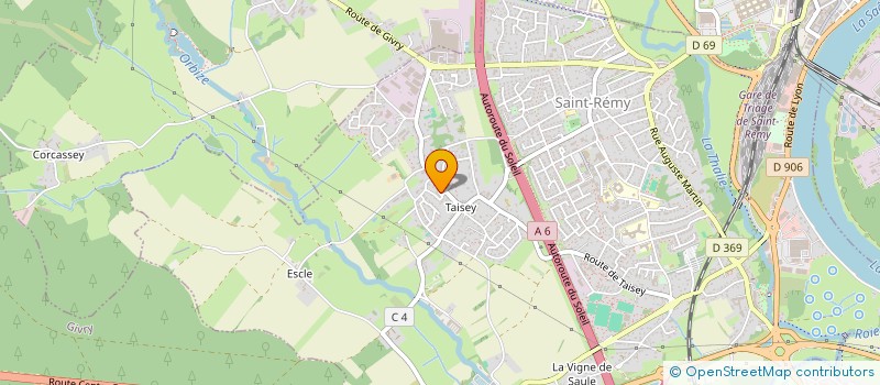 localisation de l'entreprise SCI C2R INVEST  SAINT-REMY