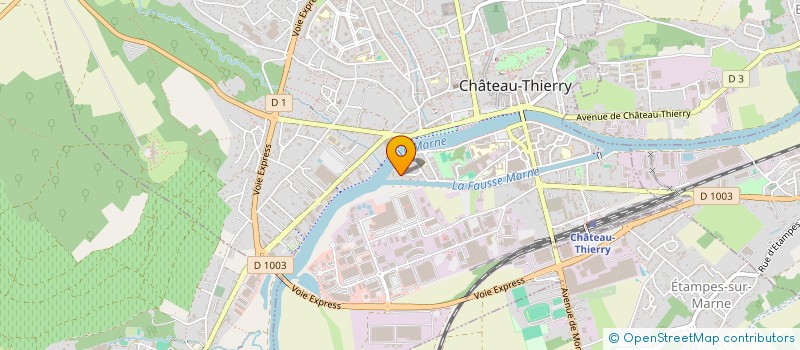 localisation de l'entreprise SCI C2V IMMO  CHATEAU-THIERRY