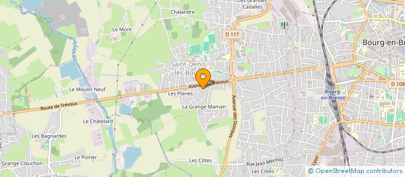 localisation de l'entreprise SCI C314 à SAINT-DENIS-LES-BOURG