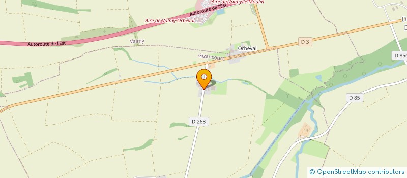 localisation de l'entreprise SCI C3A  GIZAUCOURT