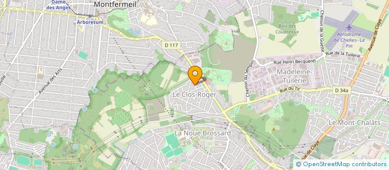 localisation de l'entreprise SCI C3A  CHELLES