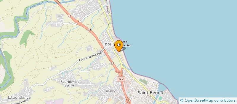 localisation de l'entreprise SCI C3A  SAINT-BENOIT