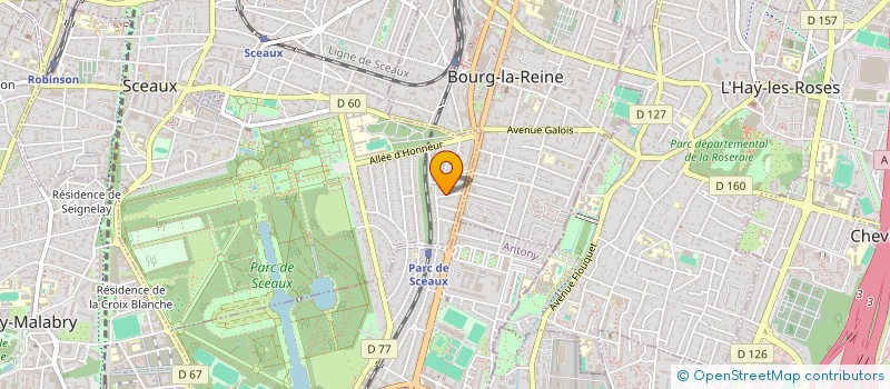 localisation de l'entreprise SCI C3C2 à SCEAUX