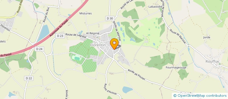 localisation de l'entreprise SCI C3F  FLORENTIN