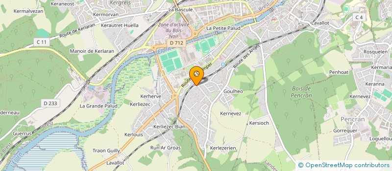 localisation de l'entreprise SCI C3G  LANDERNEAU