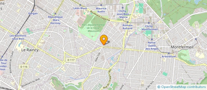 localisation de l'entreprise SCI C3J à CLICHY-SOUS-BOIS