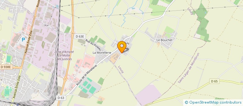 localisation de l'entreprise SCI C3J  LOUZY