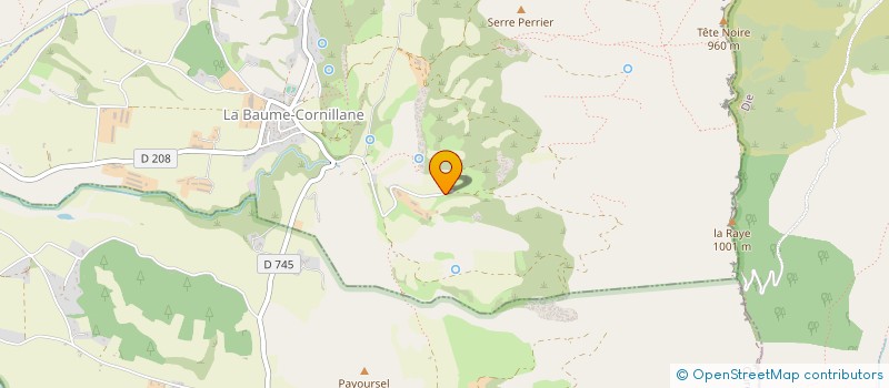 localisation de l'entreprise SCI C3L  BAUME-CORNILLANE (LA)