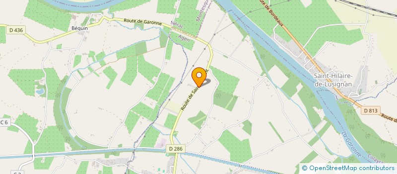 localisation de l'entreprise SCI C3MT IMMO à SERIGNAC-SUR-GARONNE