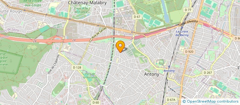 localisation de l'entreprise SCI C4U à ANTONY