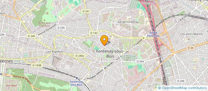 localisation de l'entreprise SCI CA à FONTENAY-SOUS-BOIS