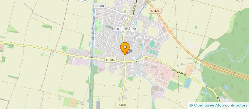 localisation de l'entreprise SCI CA  MARCKOLSHEIM