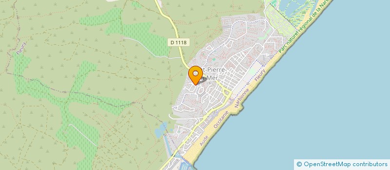 localisation de l'entreprise SCI CA  FLEURY