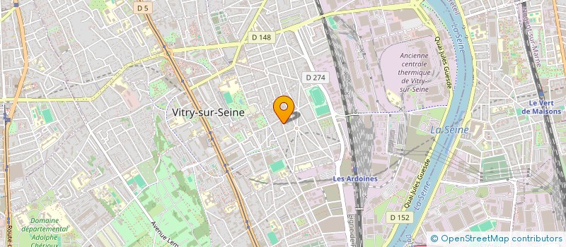 localisation de l'entreprise SCI CA  VITRY-SUR-SEINE