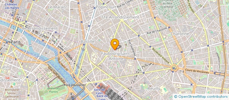 localisation de l'entreprise SCI CA'D'ORO à PARIS