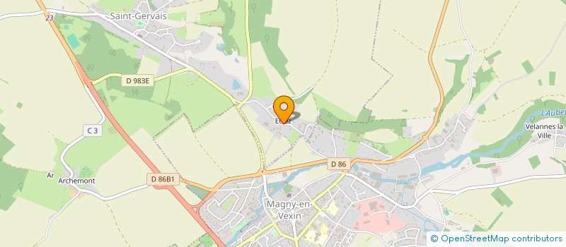 localisation de l'entreprise SCI CA DECAL JOE  SAINT-GERVAIS