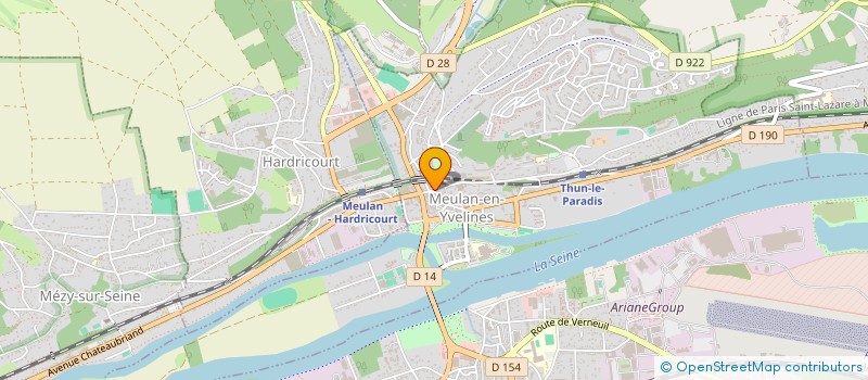 localisation de l'entreprise SCI CA' DEL GARDA  MEZY-SUR-SEINE