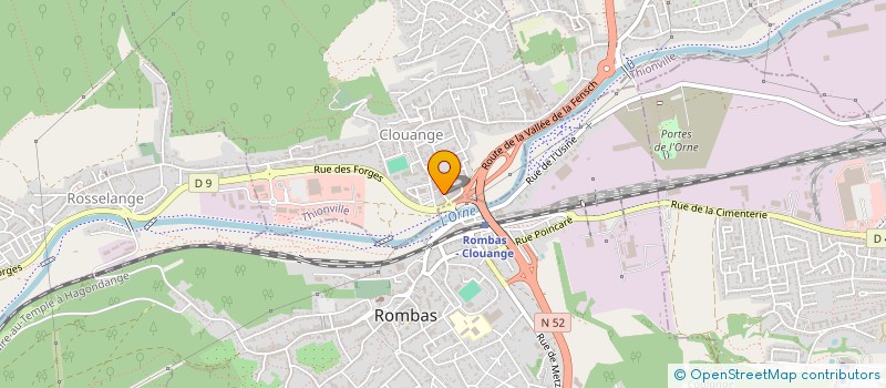 localisation de l'entreprise SCI-CA-DIAM à CLOUANGE