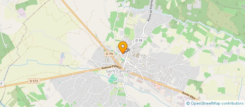 localisation de l'entreprise SCI CA FA  SAINT-CANNAT