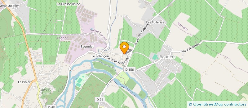 localisation de l'entreprise SCI CA FRA MA à BOUTIERS-SAINT-TROJAN