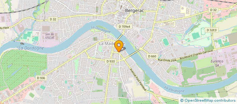 localisation de l'entreprise SCI CA HO CO à BERGERAC