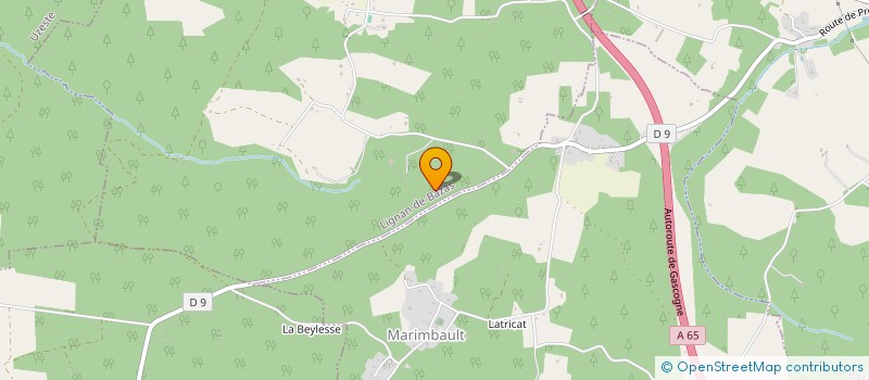 localisation de l'entreprise SCI CA'LISIERE DU BOIS  AUBIAC