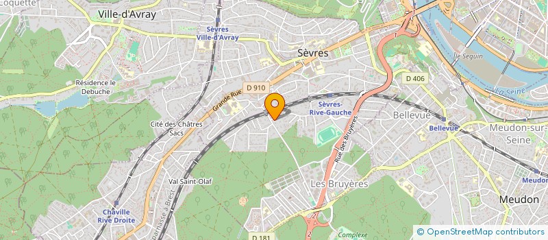 localisation de l'entreprise SCI CA ME LIA  SEVRES
