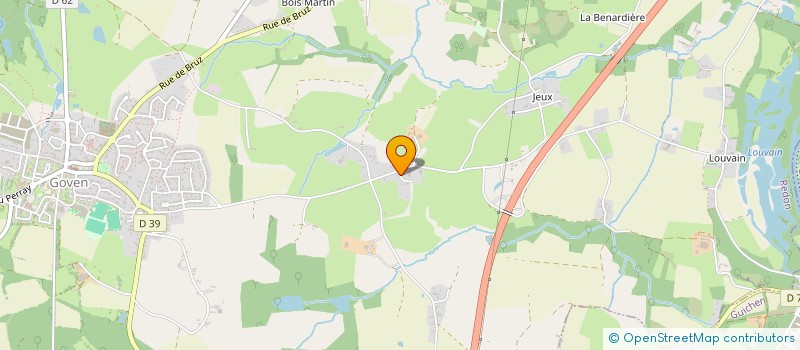 localisation de l'entreprise SCI CA MI PIER  GOVEN