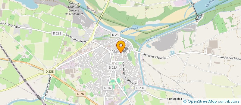 localisation de l'entreprise SCI CA.PI.PA à MALLEMORT
