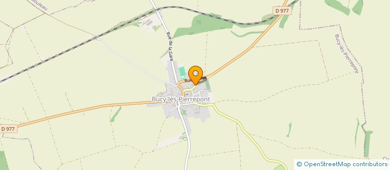 localisation de l'entreprise SCI CA-SKLS  BUCY-LES-PIERREPONT