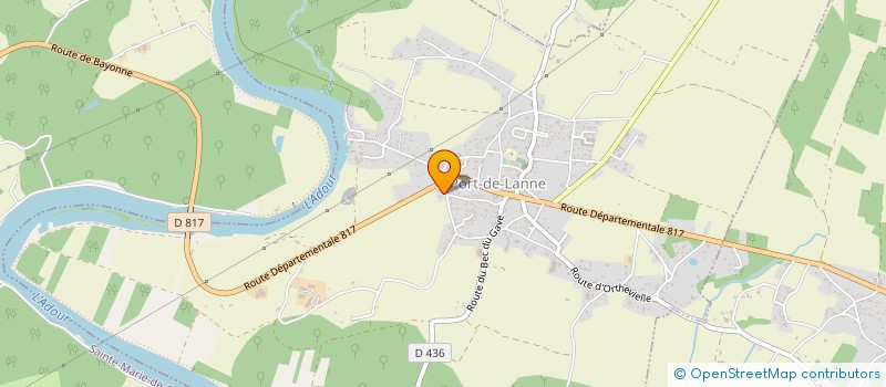 localisation de l'entreprise SCI CA TIO PEPE  PORT-DE-LANNE