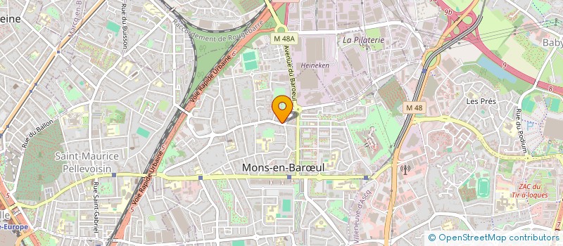 localisation de l'entreprise SCI CAA-VAL  MONS-EN-BARUL