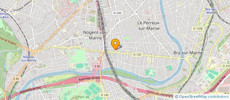 localisation de l'entreprise SCI CAAN  LE PERREUX-SUR-MARNE