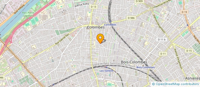 localisation de l'entreprise SCI CAAP à COLOMBES
