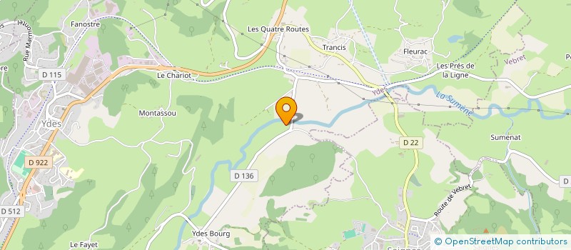 localisation de l'entreprise SCI CAASSIOPEE à YDES