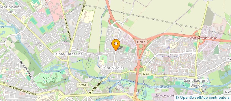 localisation de l'entreprise SCI CAB  SAINT-NICOLAS