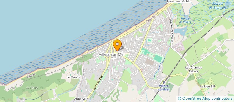 localisation de l'entreprise SCI CAB  VILLERS-SUR-MER