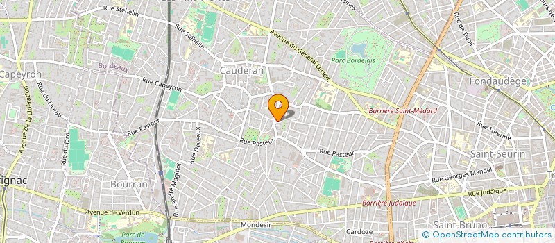 localisation de l'entreprise SCI CAB  BORDEAUX