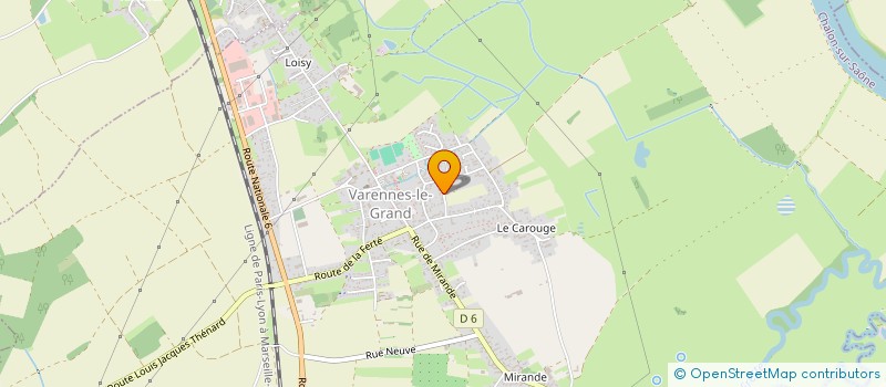 localisation de l'entreprise SCI CAB  VARENNES-LE-GRAND