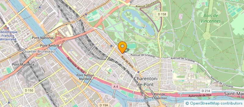 localisation de l'entreprise SCI CAB  CHARENTON-LE-PONT