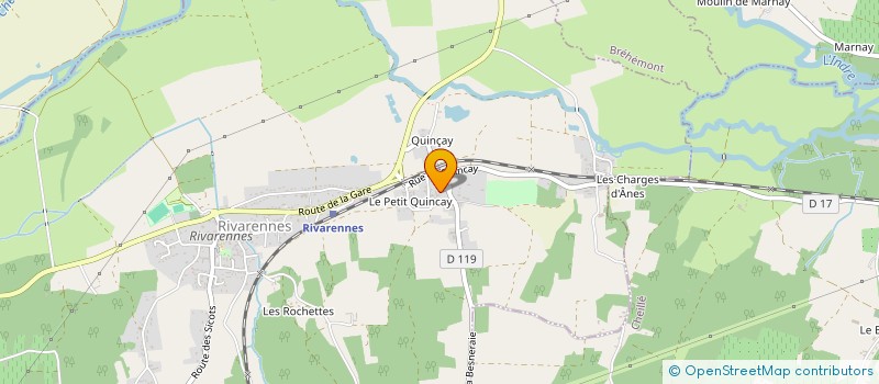 localisation de l'entreprise SCI CAB & CO  RIVARENNES