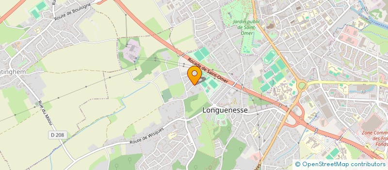 localisation de l'entreprise SCI CAB LONGUENESSE  LONGUENESSE