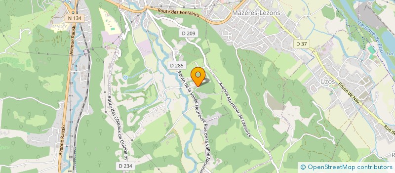 localisation de l'entreprise SCI CAB MAXIME  GELOS