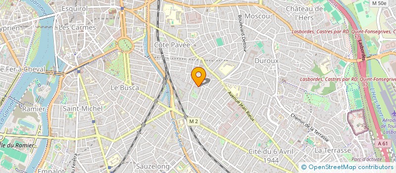 localisation de l'entreprise SCI CABA à TOULOUSE