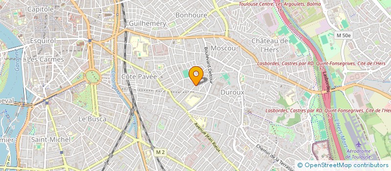 localisation de l'entreprise SCI CABA à TOULOUSE