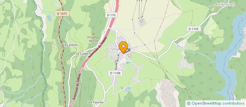 localisation de l'entreprise SCI CABAJU  SINARD