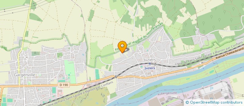 localisation de l'entreprise SCI CABAL à JUZIERS