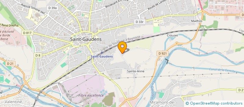 localisation de l'entreprise SCI CABALHO  SAINT-GAUDENS