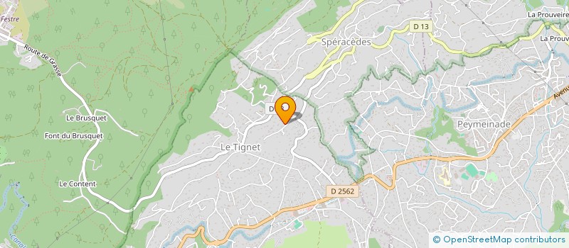 localisation de l'entreprise SCI CABALOU à LE TIGNET