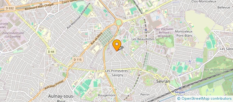 localisation de l'entreprise SCI CABANAS à SEVRAN